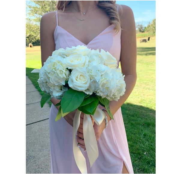 David’s Bridal Bridesmaid dress Sz 2, blush pink - Picture 3 of 3